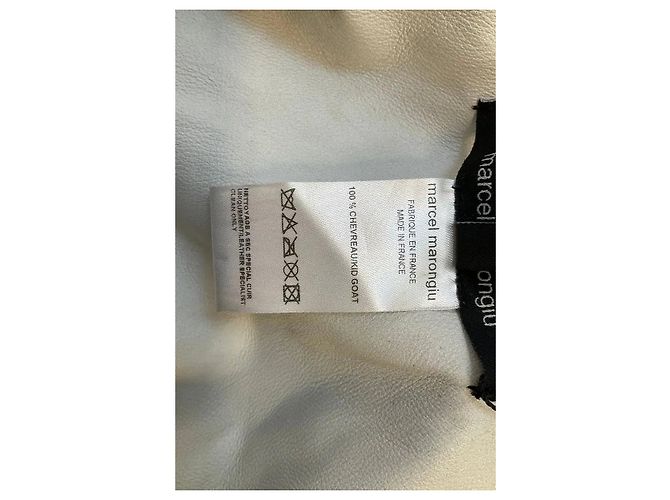 Autre Marque Abrigo de piel blanco Other Brand - vista 6