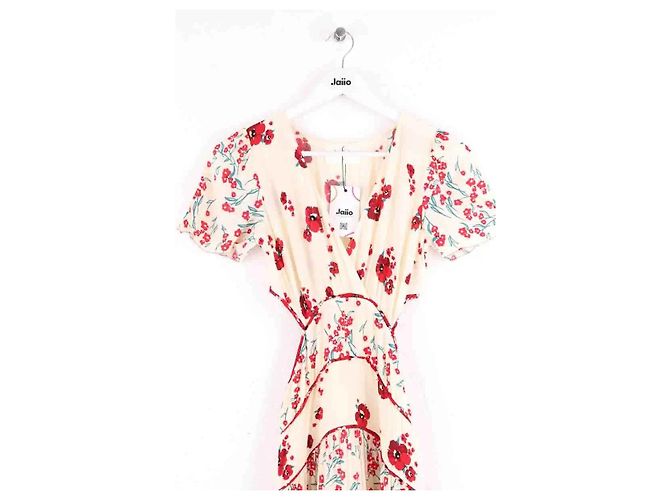 Vestido Ba&Sh ecru em viscose - vista 2