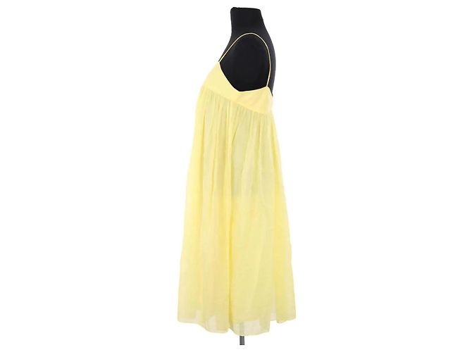 Zimmermann Kleid aus Baumwolle Gelb - Ansicht 3