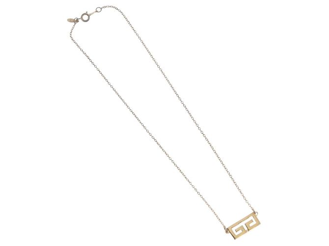GIVENCHY Halskette Metal Gold Tone Auth ka6504 - Ansicht 2