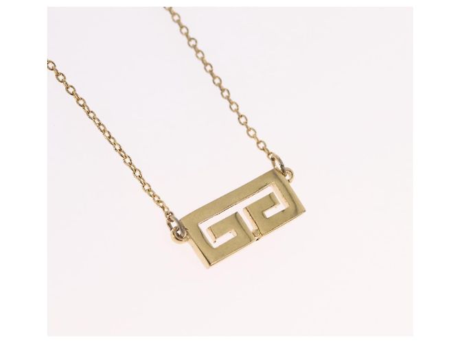 GIVENCHY Halskette Metal Gold Tone Auth ka6504 - Ansicht 3