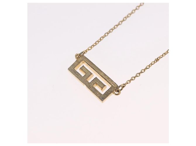 GIVENCHY Halskette Metal Gold Tone Auth ka6504 - Ansicht 9