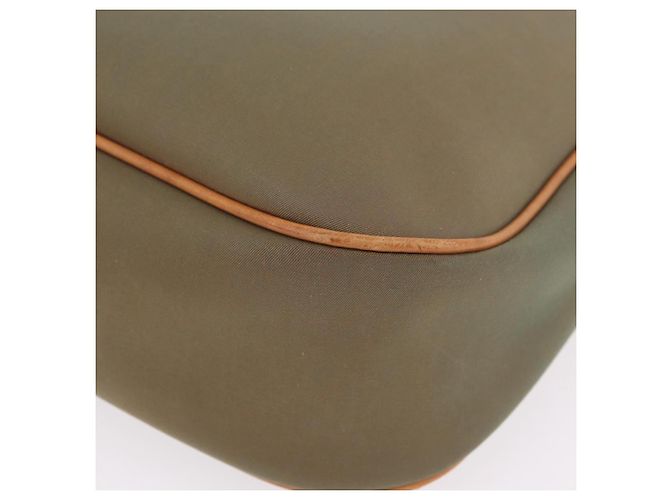 Borsa a tracolla BURBERRY Canvas Beige Gold Tone Auth ka6461 - vista 14