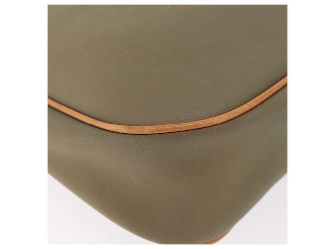 Borsa a tracolla BURBERRY Canvas Beige Gold Tone Auth ka6461 - vista 15