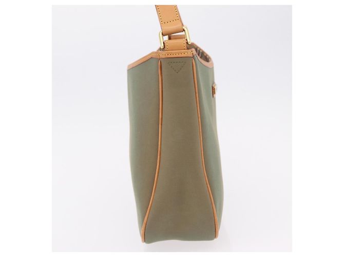Borsa a tracolla BURBERRY Canvas Beige Gold Tone Auth ka6461 - vista 6