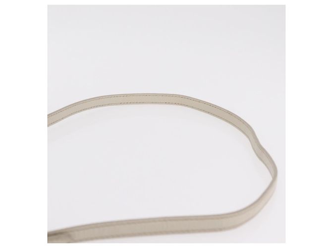 Bolso de mano Miu Miu de cuero 2way White Gold Auth 167659M Blanco Dorado - vista 15