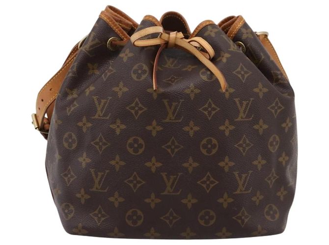 LOUIS VUITTON Monogram Petit Noe Schultertasche M42226 LV Auth BA15998V Monogramm - Ansicht 13