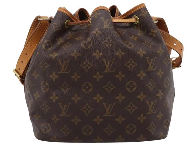 LOUIS VUITTON Monogram Petit Noe Schultertasche M42226 LV Auth BA15998V Monogramm - Ansicht 2