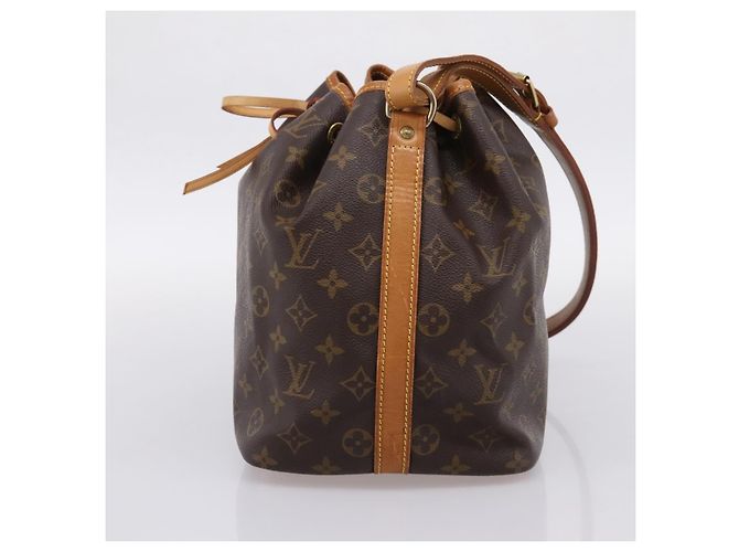 LOUIS VUITTON Monogram Petit Noe Schultertasche M42226 LV Auth BA15998V Monogramm - Ansicht 4