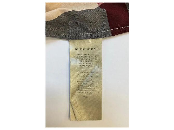 Burberry Baumwollhemd beige - Ansicht 6