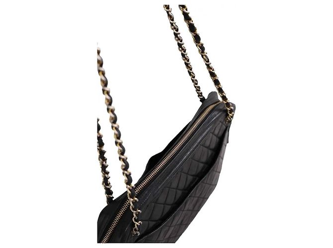 Chanel Schwarte Camera Schultertasche Schwarz - Ansicht 3