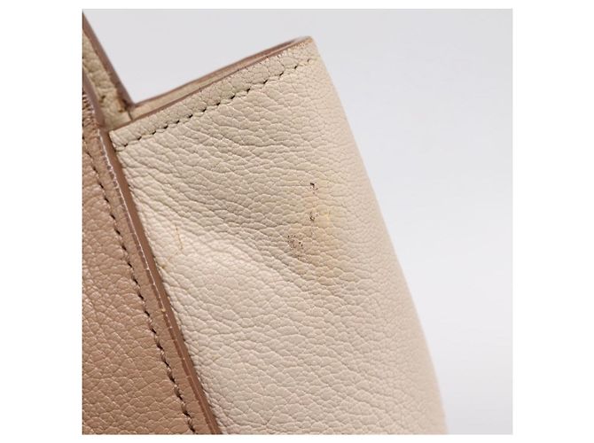 Miu Miu Handtasche aus Leder Beige Silver Auth bs37489 Silber - Ansicht 10