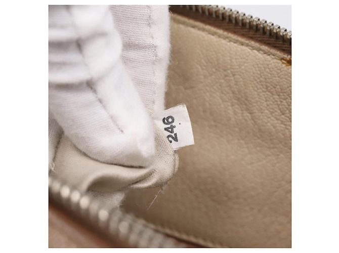 Miu Miu Handtasche aus Leder Beige Silver Auth bs37489 Silber - Ansicht 12