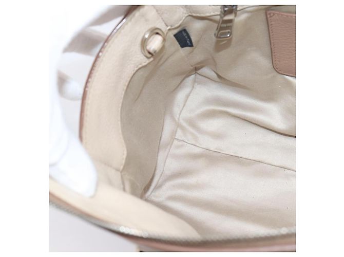 Miu Miu Handtasche aus Leder Beige Silver Auth bs37489 Silber - Ansicht 24