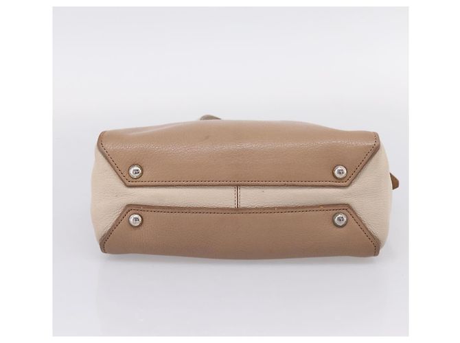 Miu Miu Handtasche aus Leder Beige Silver Auth bs37489 Silber - Ansicht 5
