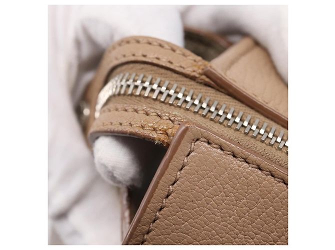 Miu Miu Handtasche aus Leder Beige Silver Auth bs37489 Silber - Ansicht 7