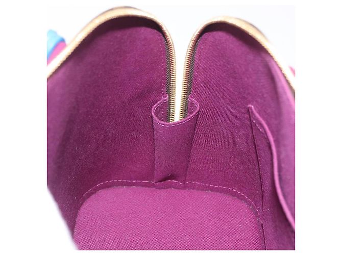 LOUIS VUITTON Monogram Totem Alma PM Hand Bag Purple LV Auth 206881SAM Roxo Monograma - vista 24