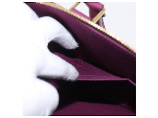 LOUIS VUITTON Monogram Totem Alma PM Hand Bag Purple LV Auth 206881SAM Roxo Monograma - vista 25