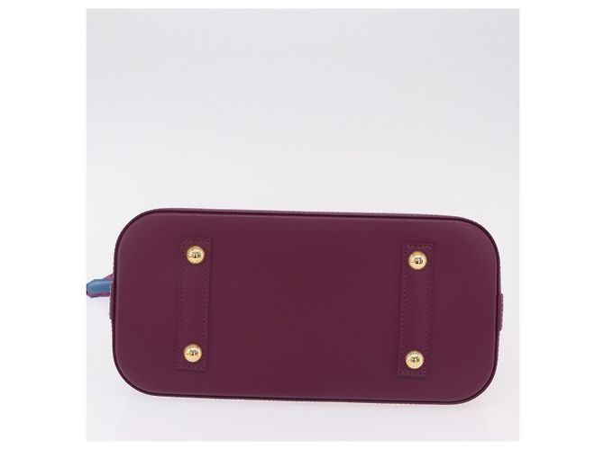 LOUIS VUITTON Monogram Totem Alma PM Hand Bag Purple LV Auth 206881SAM Roxo Monograma - vista 5