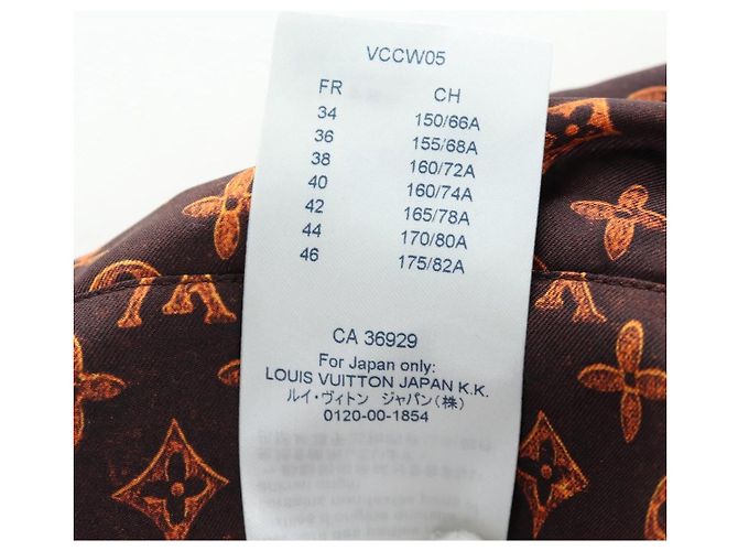 LOUIS VUITTON Catgram Shorts Hose Seide 40 Brown LV Auth BA15775SAM Braun - Ansicht 20
