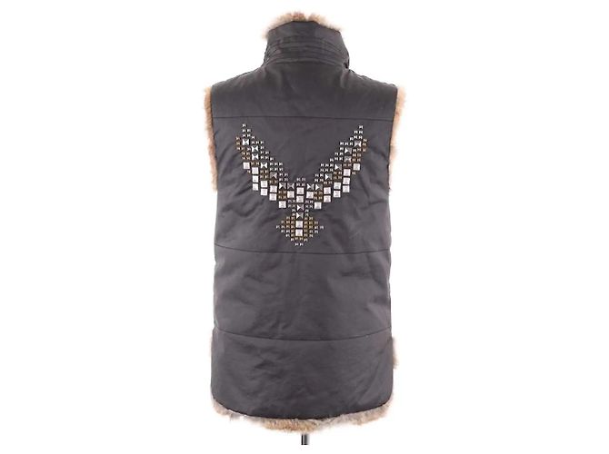 Zadig & Voltaire Schwarze Khel studs Jacke - Ansicht 4