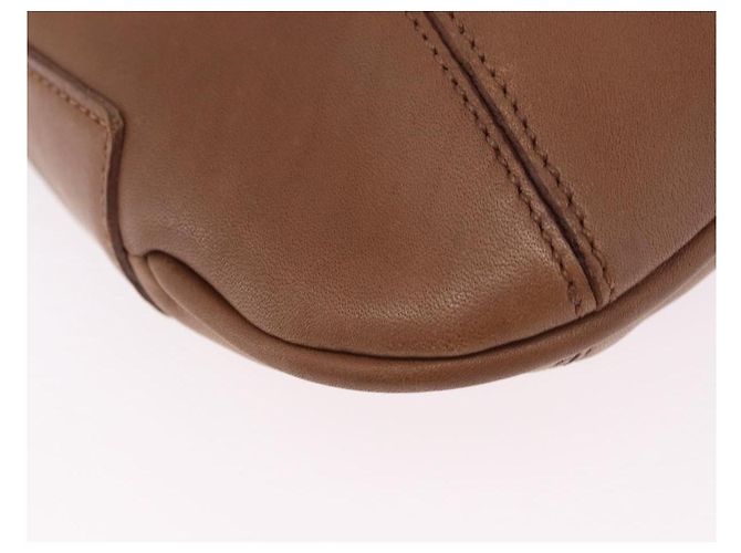 Borsa a mano Coach in pelle marrone e oro autentica 205368A D'oro - vista 13