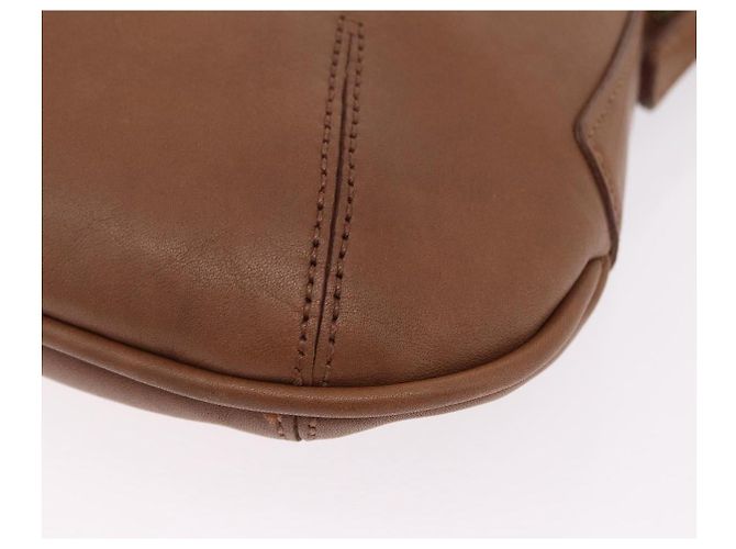 Borsa a mano Coach in pelle marrone e oro autentica 205368A D'oro - vista 14