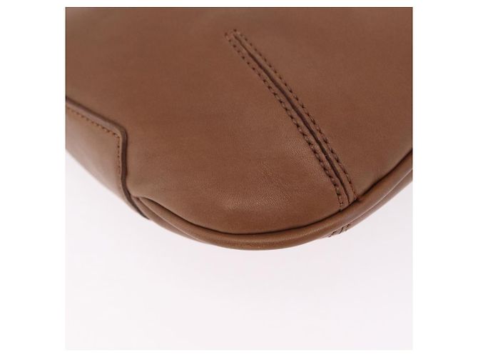 Borsa a mano Coach in pelle marrone e oro autentica 205368A D'oro - vista 15