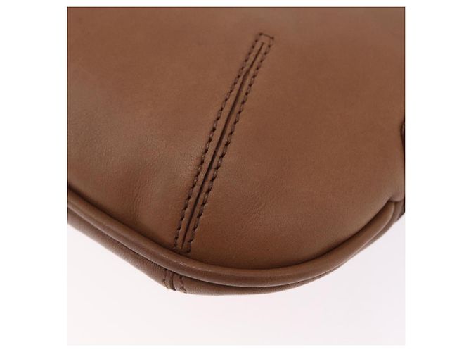 Borsa a mano Coach in pelle marrone e oro autentica 205368A D'oro - vista 16