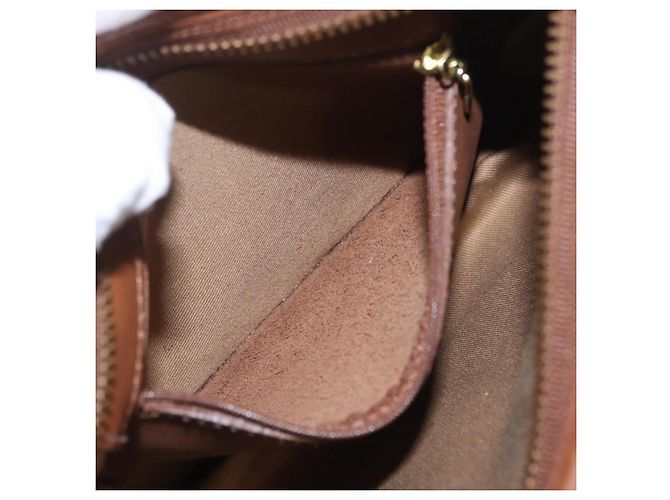 Borsa a mano Coach in pelle marrone e oro autentica 205368A D'oro - vista 24