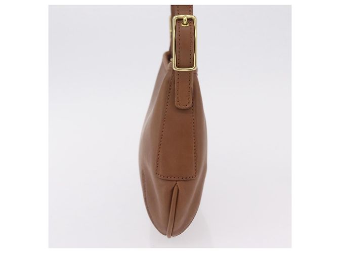 Borsa a mano Coach in pelle marrone e oro autentica 205368A D'oro - vista 4