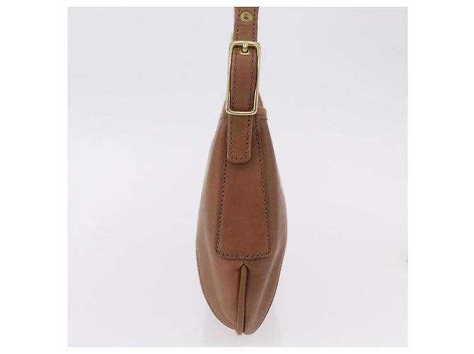 Borsa a mano Coach in pelle marrone e oro autentica 205368A D'oro - vista 5