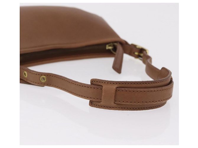 Borsa a mano Coach in pelle marrone e oro autentica 205368A D'oro - vista 7