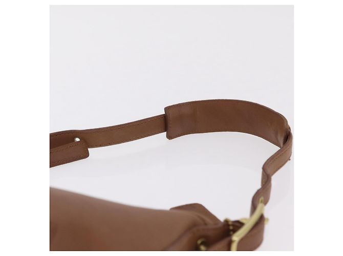 Borsa a mano Coach in pelle marrone e oro autentica 205368A D'oro - vista 8