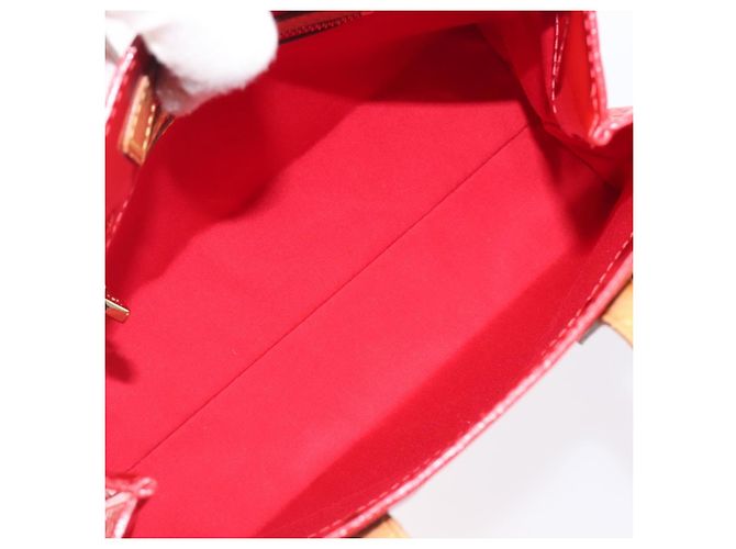 LOUIS VUITTON Monogram Vernis Reade PM Handtasche Red Rouge M91088 LV Auth bs37470 Rot - Ansicht 11