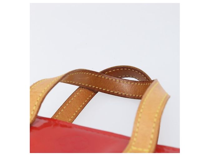 LOUIS VUITTON Monogram Vernis Reade PM Handtasche Red Rouge M91088 LV Auth bs37470 Rot - Ansicht 14