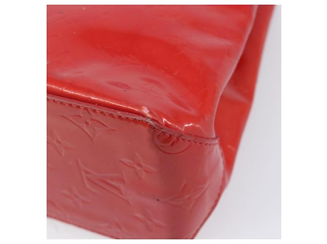 LOUIS VUITTON Monogram Vernis Reade PM Handtasche Red Rouge M91088 LV Auth bs37470 Rot - Ansicht 17