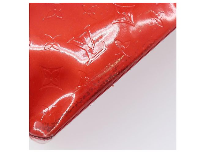 LOUIS VUITTON Monogram Vernis Reade PM Handtasche Red Rouge M91088 LV Auth bs37470 Rot - Ansicht 19