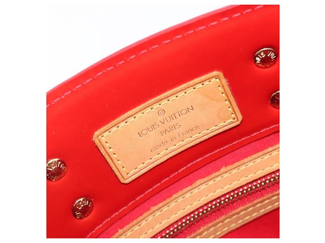 LOUIS VUITTON Monogram Vernis Reade PM Handtasche Red Rouge M91088 LV Auth bs37470 Rot - Ansicht 21