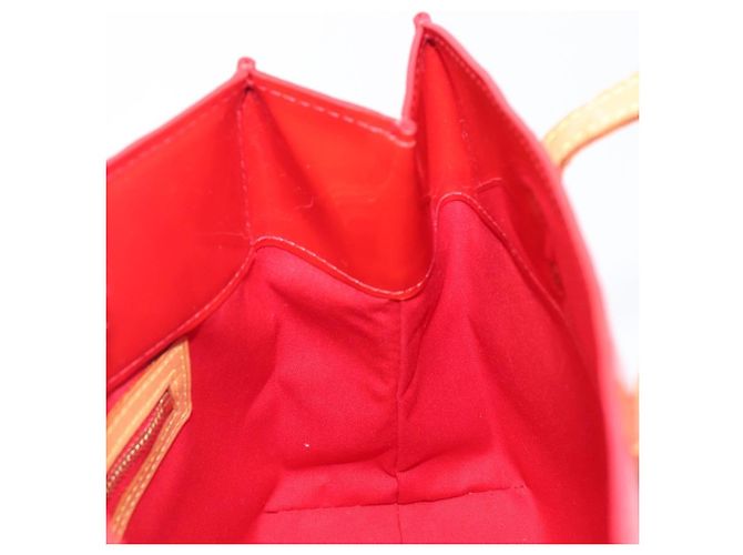 LOUIS VUITTON Monogram Vernis Reade PM Handtasche Red Rouge M91088 LV Auth bs37470 Rot - Ansicht 22