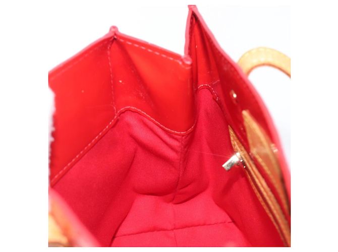 LOUIS VUITTON Monogram Vernis Reade PM Handtasche Red Rouge M91088 LV Auth bs37470 Rot - Ansicht 23
