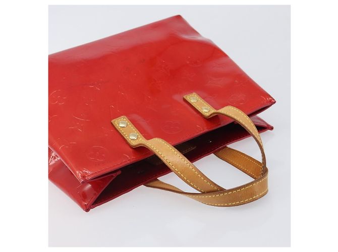 LOUIS VUITTON Monogram Vernis Reade PM Handtasche Red Rouge M91088 LV Auth bs37470 Rot - Ansicht 6