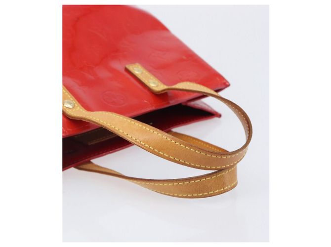 LOUIS VUITTON Monogram Vernis Reade PM Handtasche Red Rouge M91088 LV Auth bs37470 Rot - Ansicht 7
