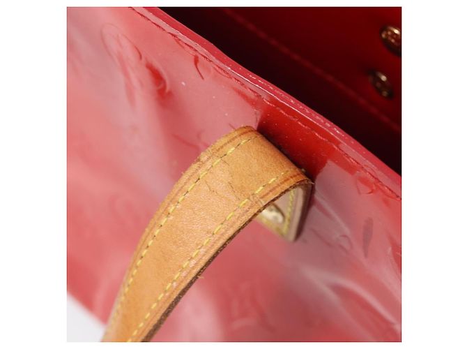 LOUIS VUITTON Monogram Vernis Reade PM Handtasche Red Rouge M91088 LV Auth bs37470 Rot - Ansicht 8