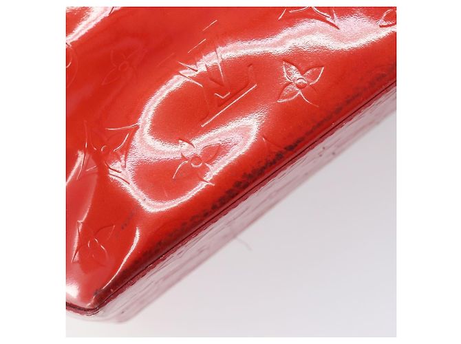 LOUIS VUITTON Monogram Vernis Reade PM Handtasche Red Rouge M91088 LV Auth bs37470 Rot - Ansicht 9