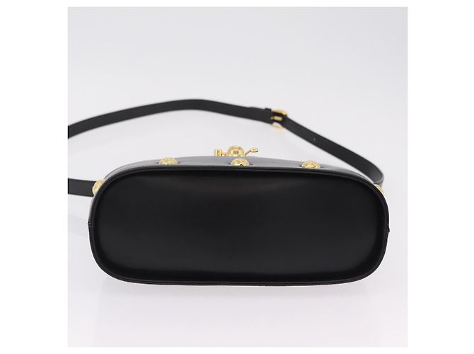 Borsa a mano Salvatore Ferragamo in pelle 2way Nero Oro Auth ar14300 D'oro - vista 13