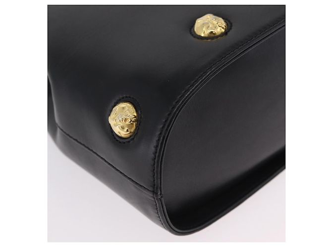 Borsa a mano Salvatore Ferragamo in pelle 2way Nero Oro Auth ar14300 D'oro - vista 14