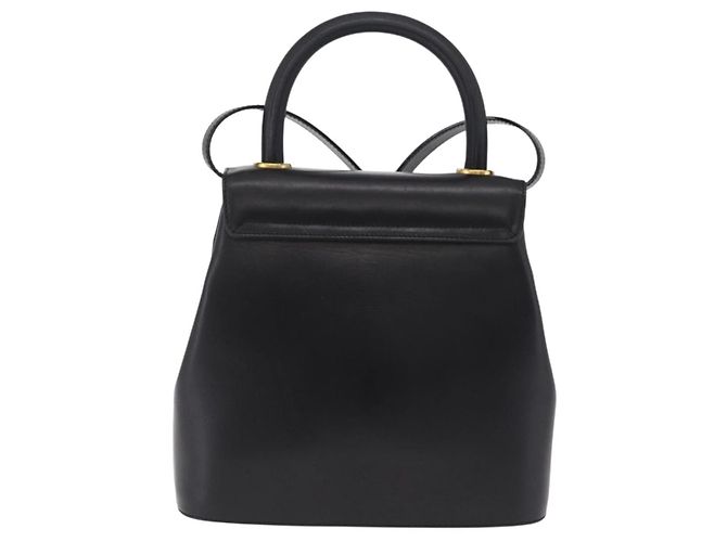 Borsa a mano Salvatore Ferragamo in pelle 2way Nero Oro Auth ar14300 D'oro - vista 3
