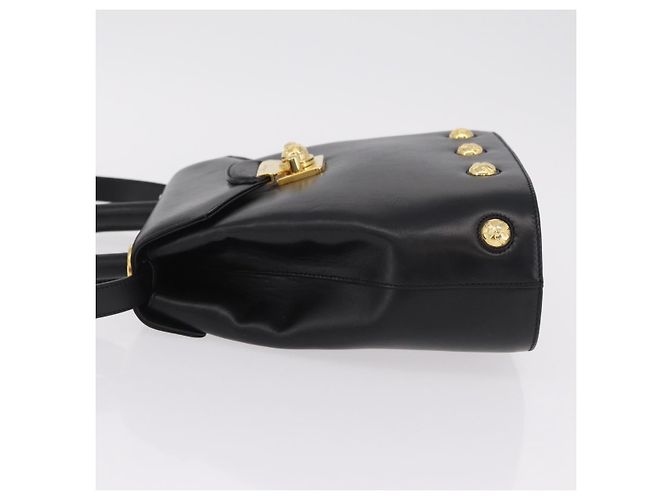 Borsa a mano Salvatore Ferragamo in pelle 2way Nero Oro Auth ar14300 D'oro - vista 5