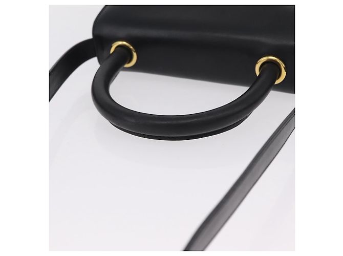 Borsa a mano Salvatore Ferragamo in pelle 2way Nero Oro Auth ar14300 D'oro - vista 7